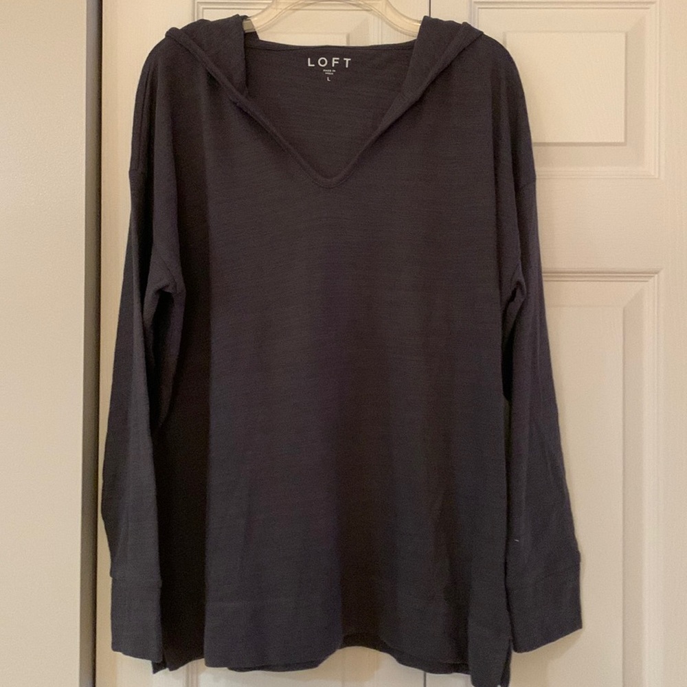 LOFT Grey hoodie